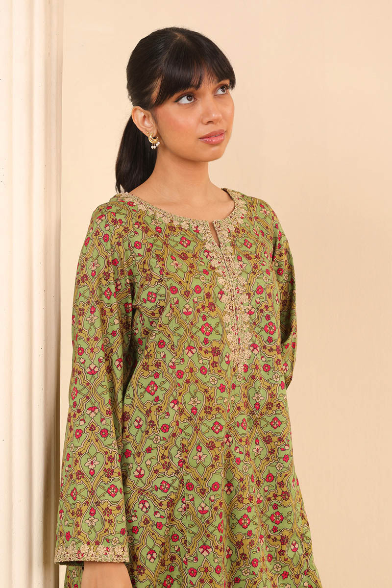Persian 2-Piece Embroidered Suit