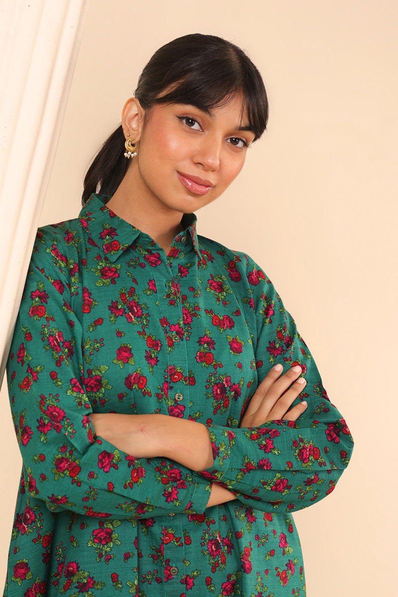 Floral Fancy Collared Shirt