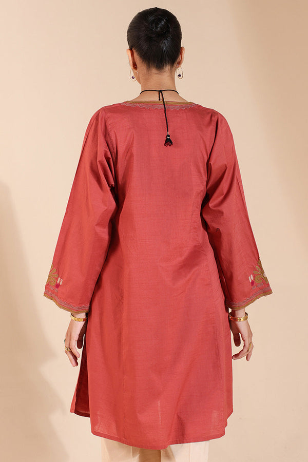African Collage Appliqued Kurta