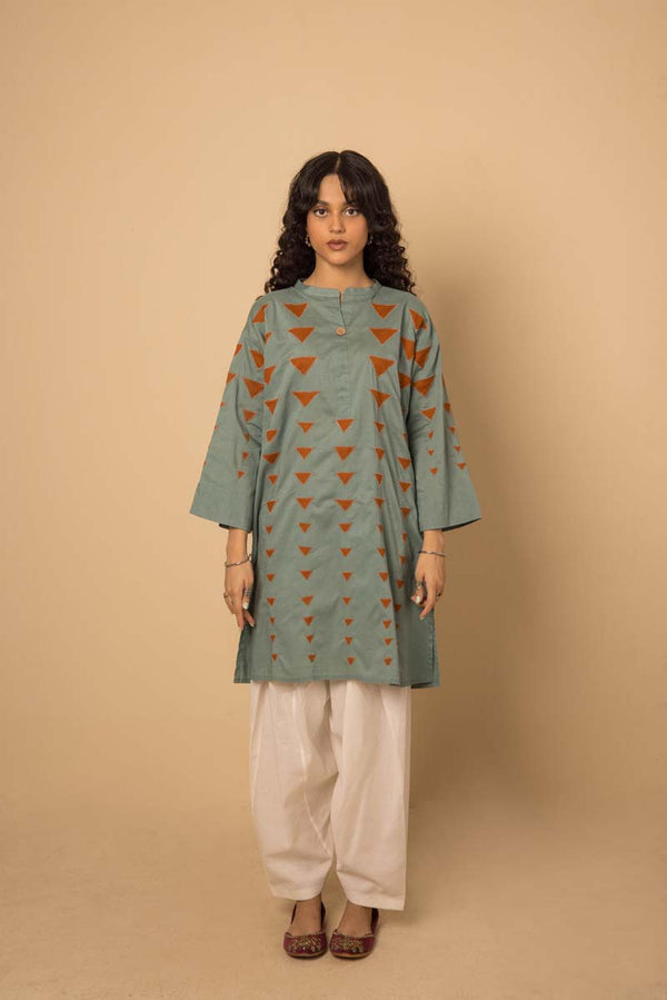 African Collage Kurti