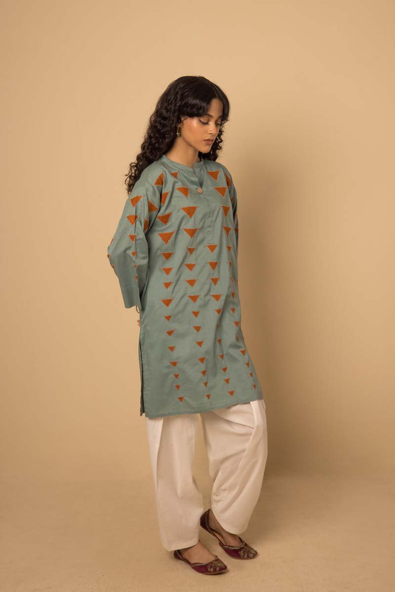 African Collage Kurti