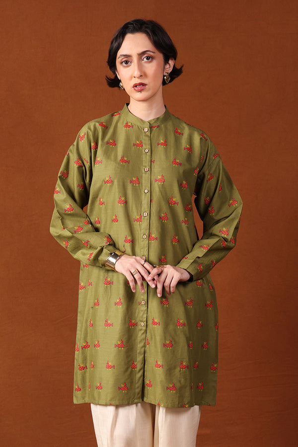 Buttoned Central Asian Tunic