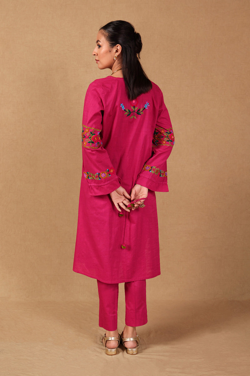 Embroidered Ghazni Folk 2 Piece