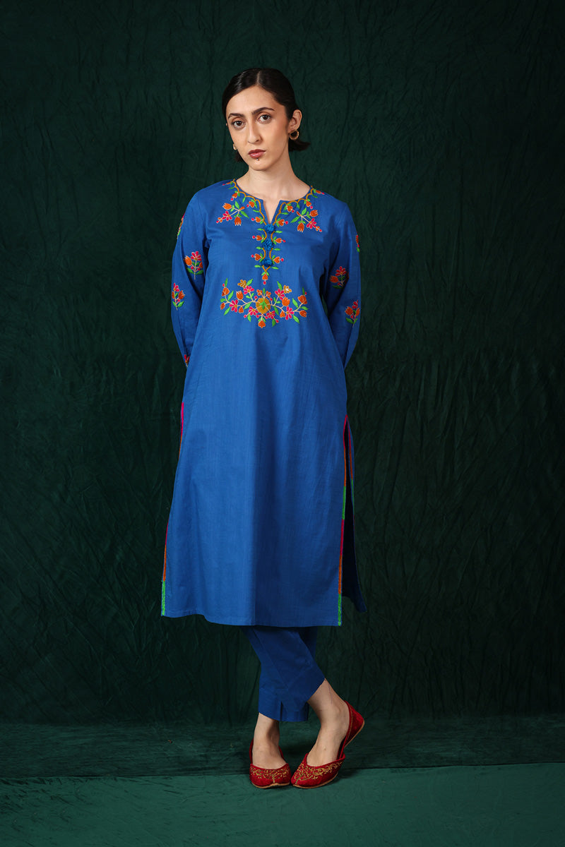 Embroidered Ghazni Folk 2 Piece