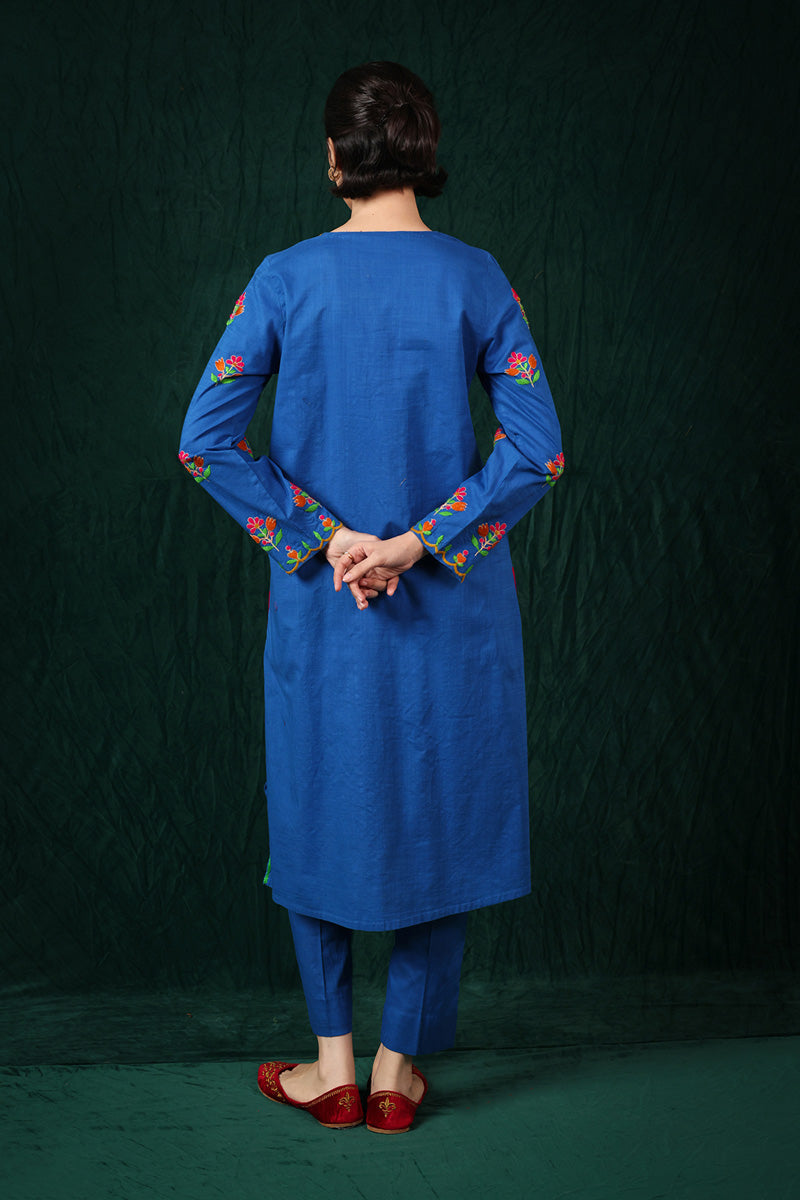 Embroidered Ghazni Folk 2 Piece