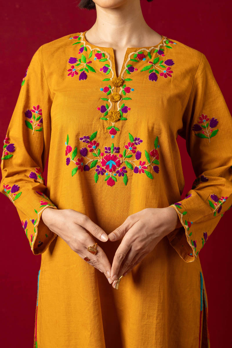 Embroidered Ghazni Folk 2 Piece