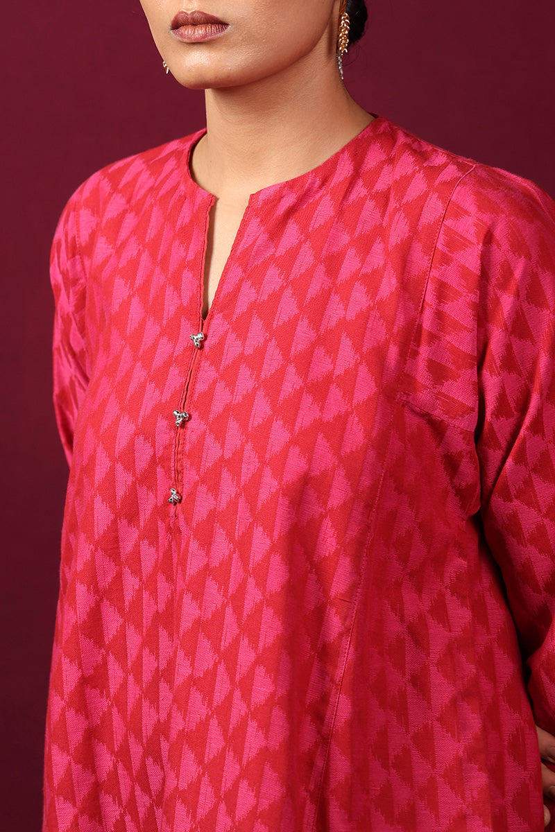 Floral Ikat Kurti