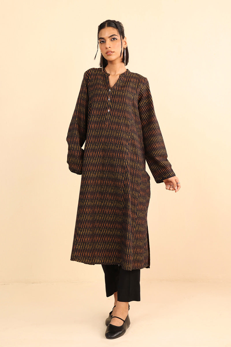 Floral Ikat Kurta