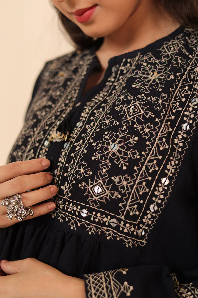 Embroidered Nursitan 2 Piece