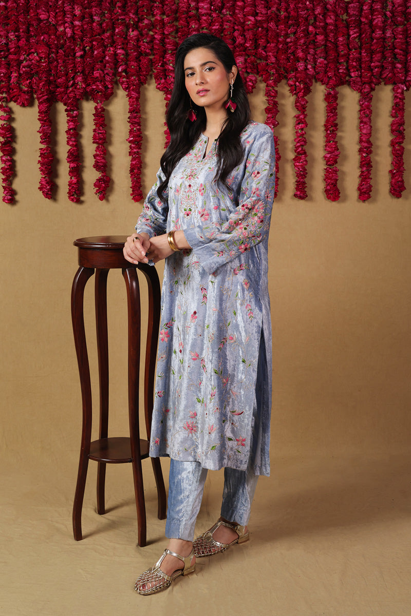 Marorri Velvet Chintz 2-Piece Suit