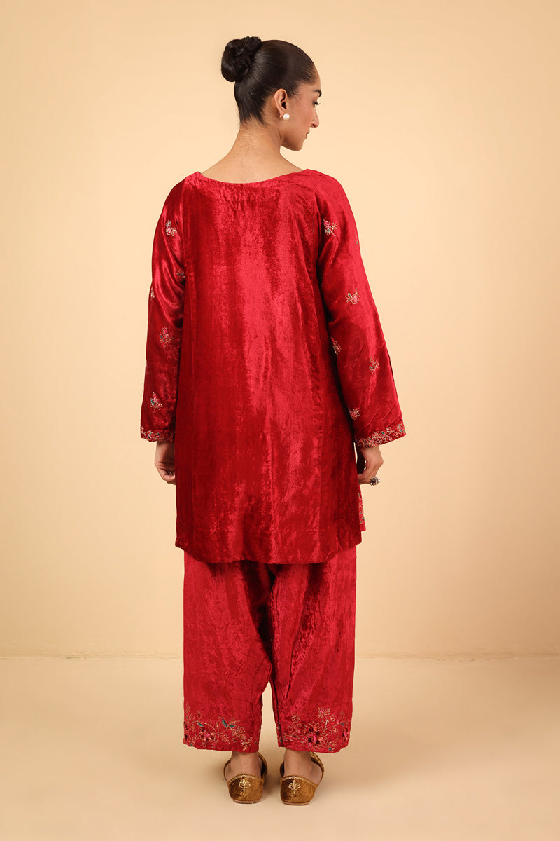 Marorri Velvet Embroidered Set