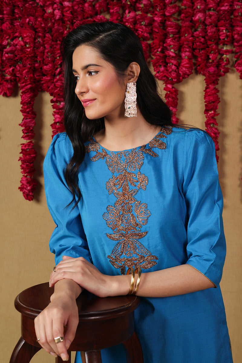 Nawabi Gota Luxe Suit