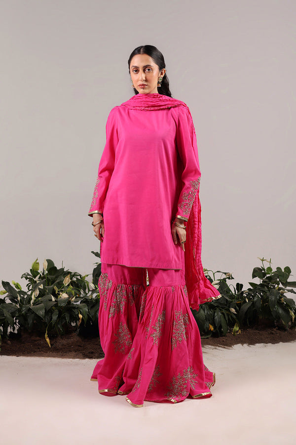 Nawabi Gota 3 Piece Gharara Suit