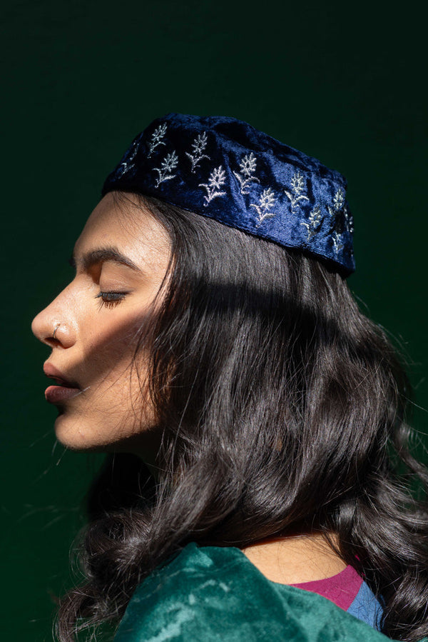 Velvet Crest Cap