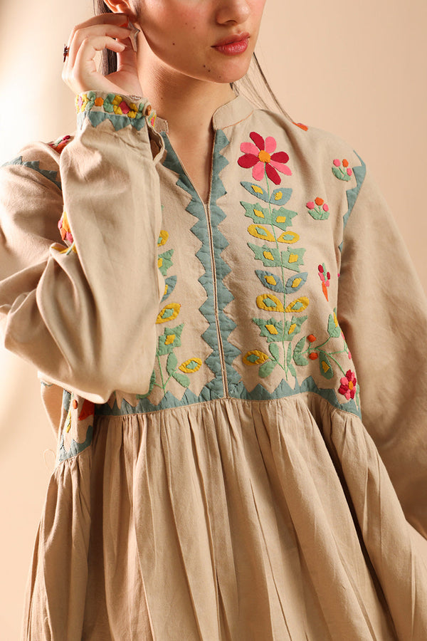 Hand-Crafted Gathered Shirt