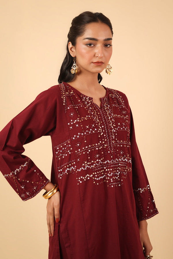 Panelled Night Folks Kurta 2 Piece