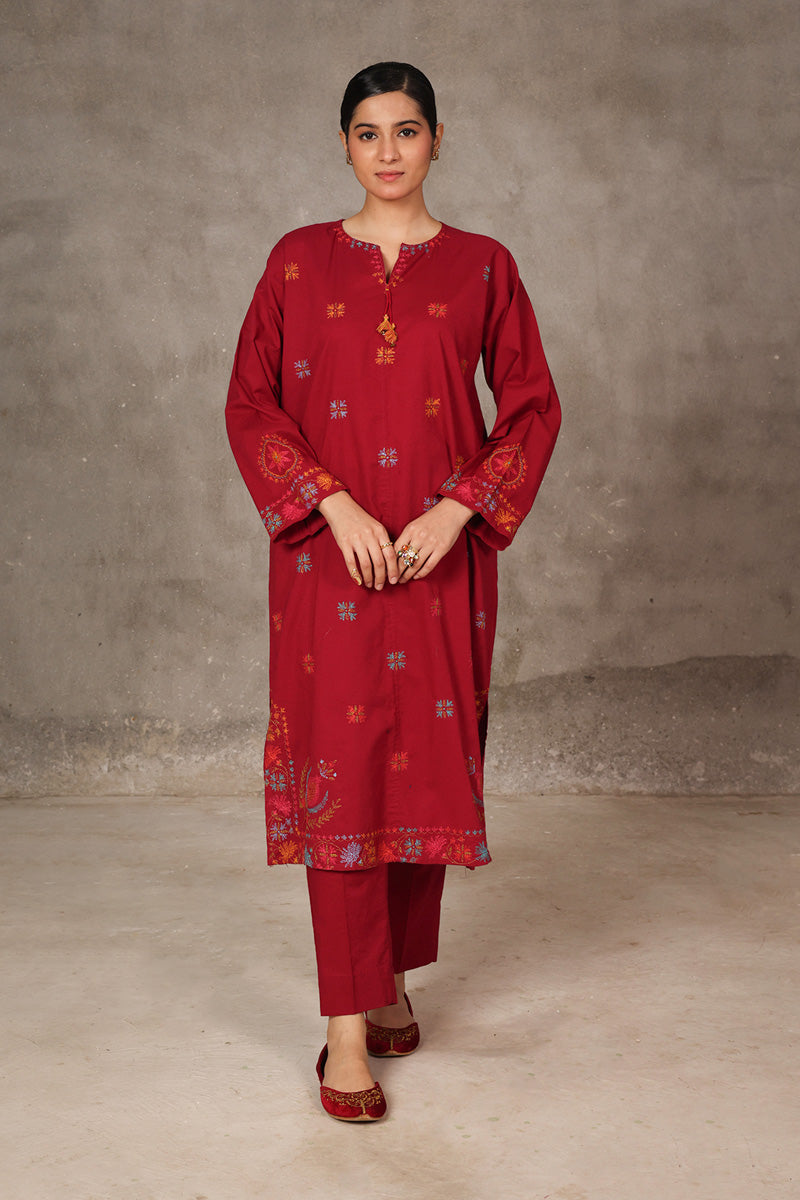 Embroidered Taraz 2 Piece Set