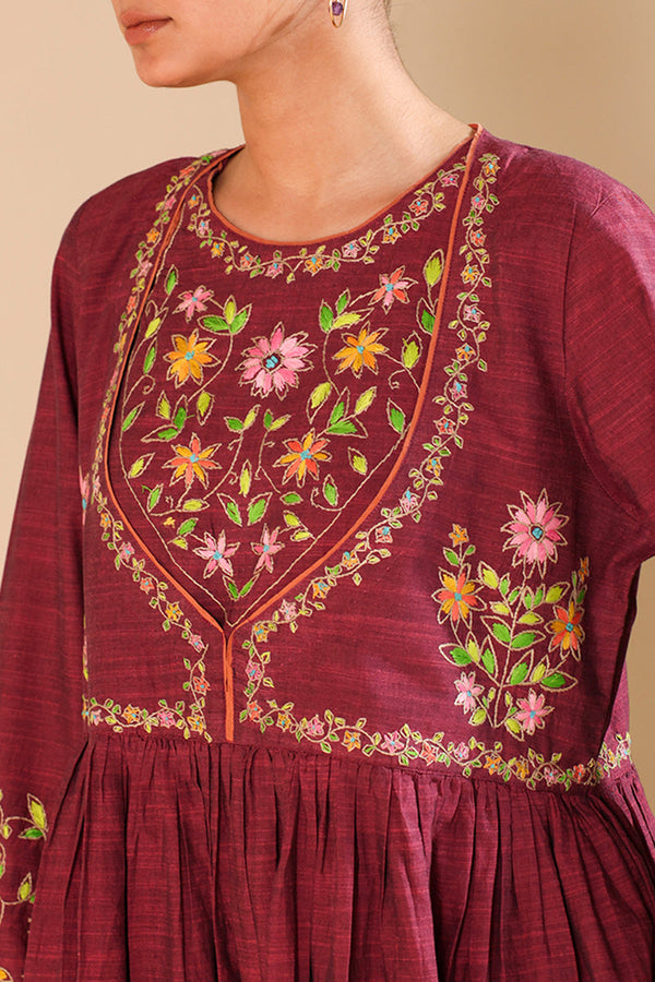 Hand-Crafted Flared Shirt