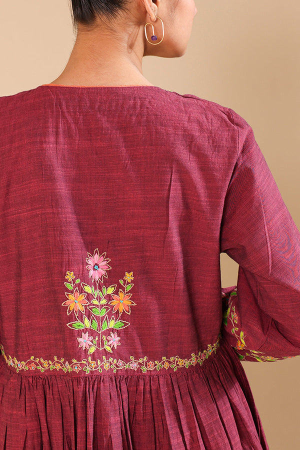 Hand-Crafted Flared Shirt