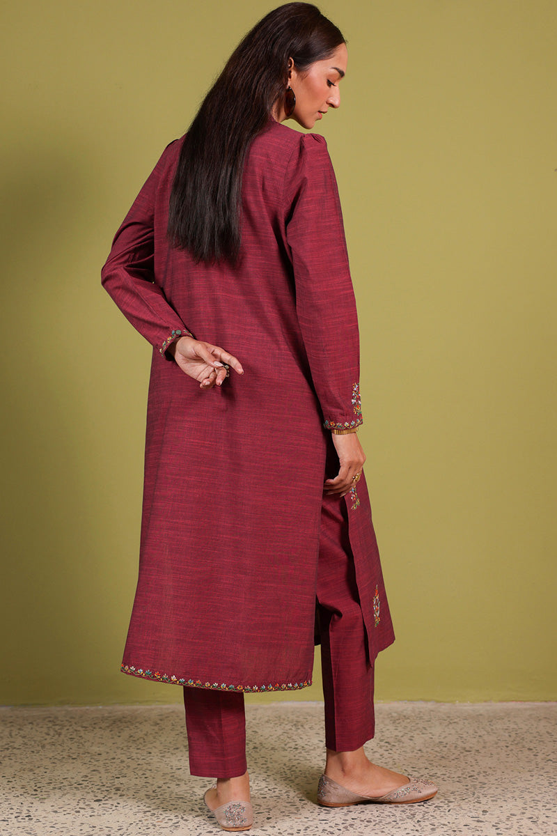 Hand-Embroidered Duo-Set