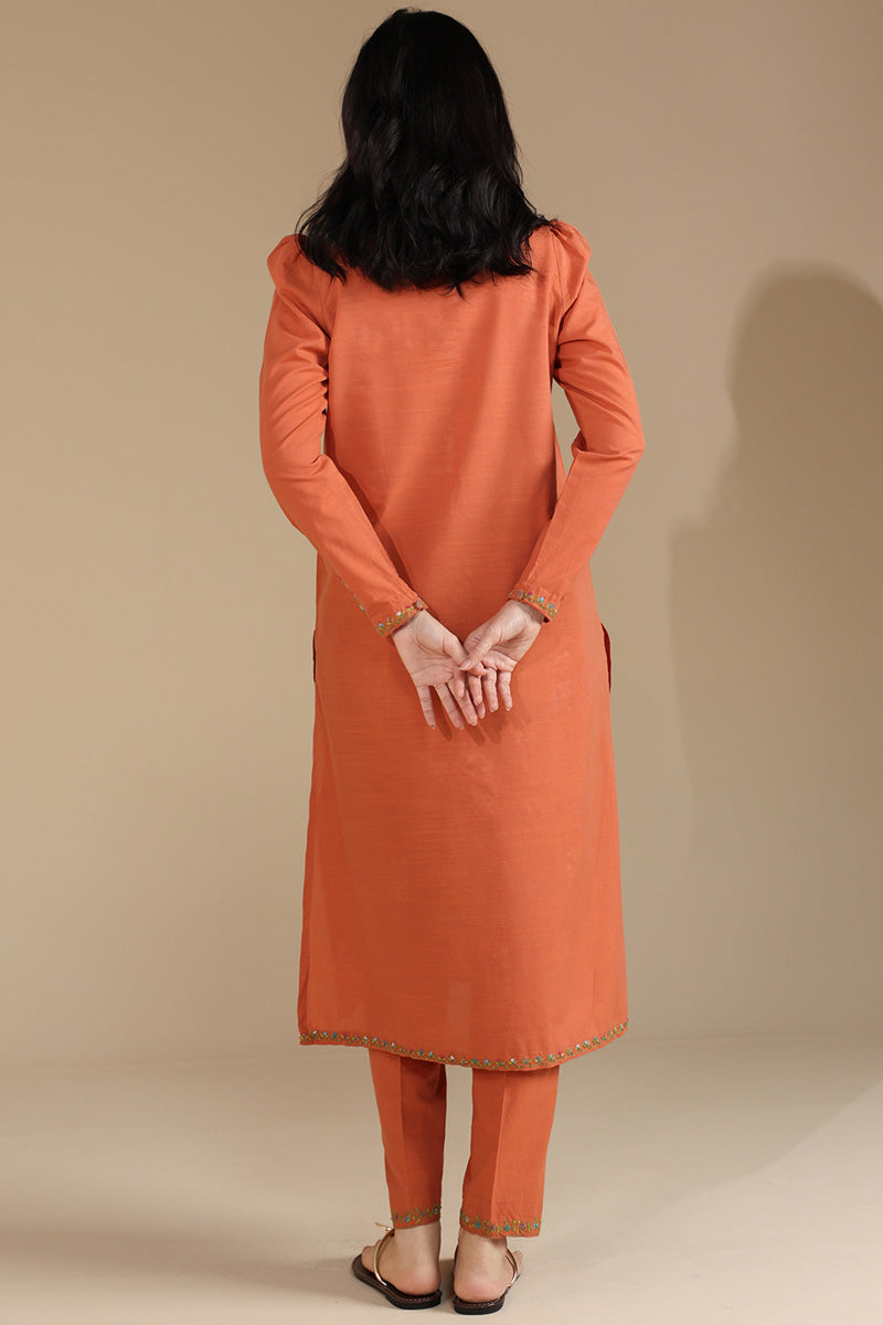 Hand-Embroidered Duo-Set