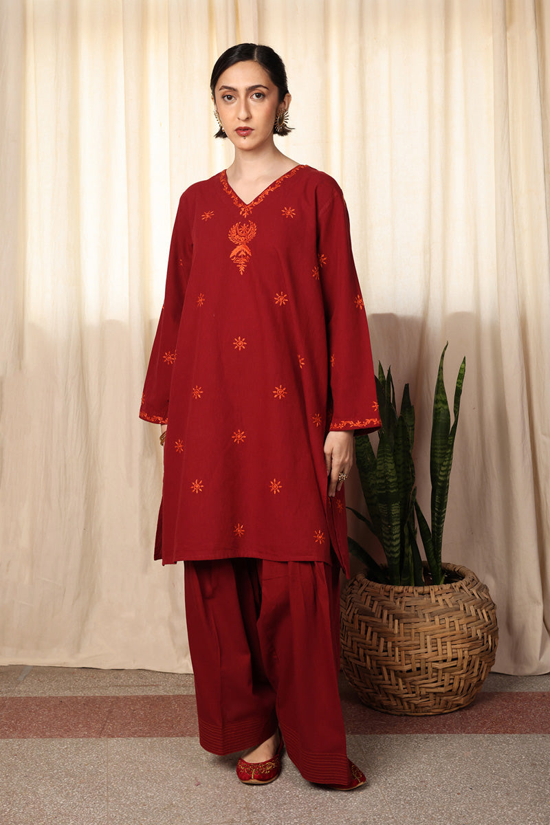 Embroidered N K R Kurti