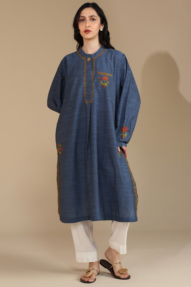 Hand-Embroidered Jamil Shirt