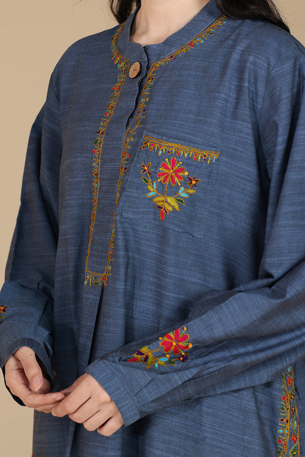 Hand-Embroidered Jamil Shirt