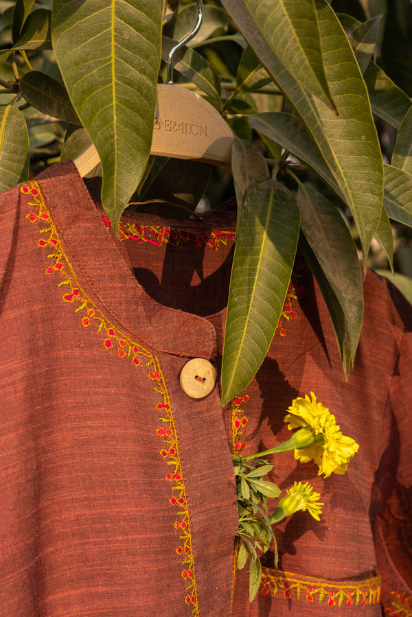 Hand-Embroidered Jamil Shirt