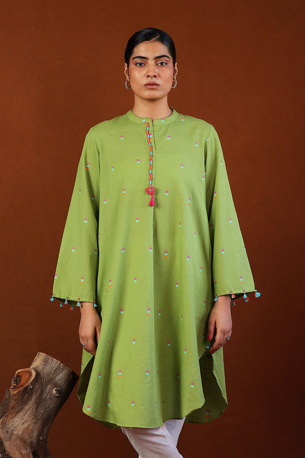 Khaddiyan Embroidered Tunic