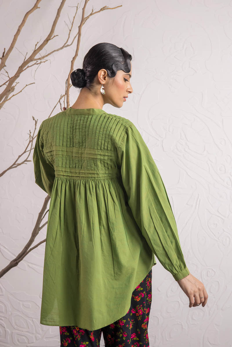 Pleated Maximal Top