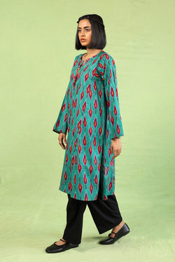 Printed Timeless Weave Kurta