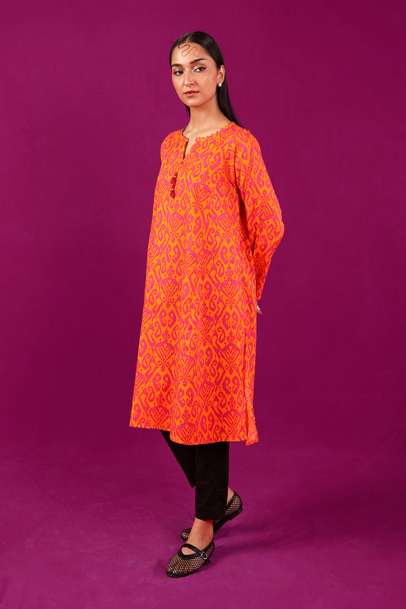 Printed Timeless Weave Kurta