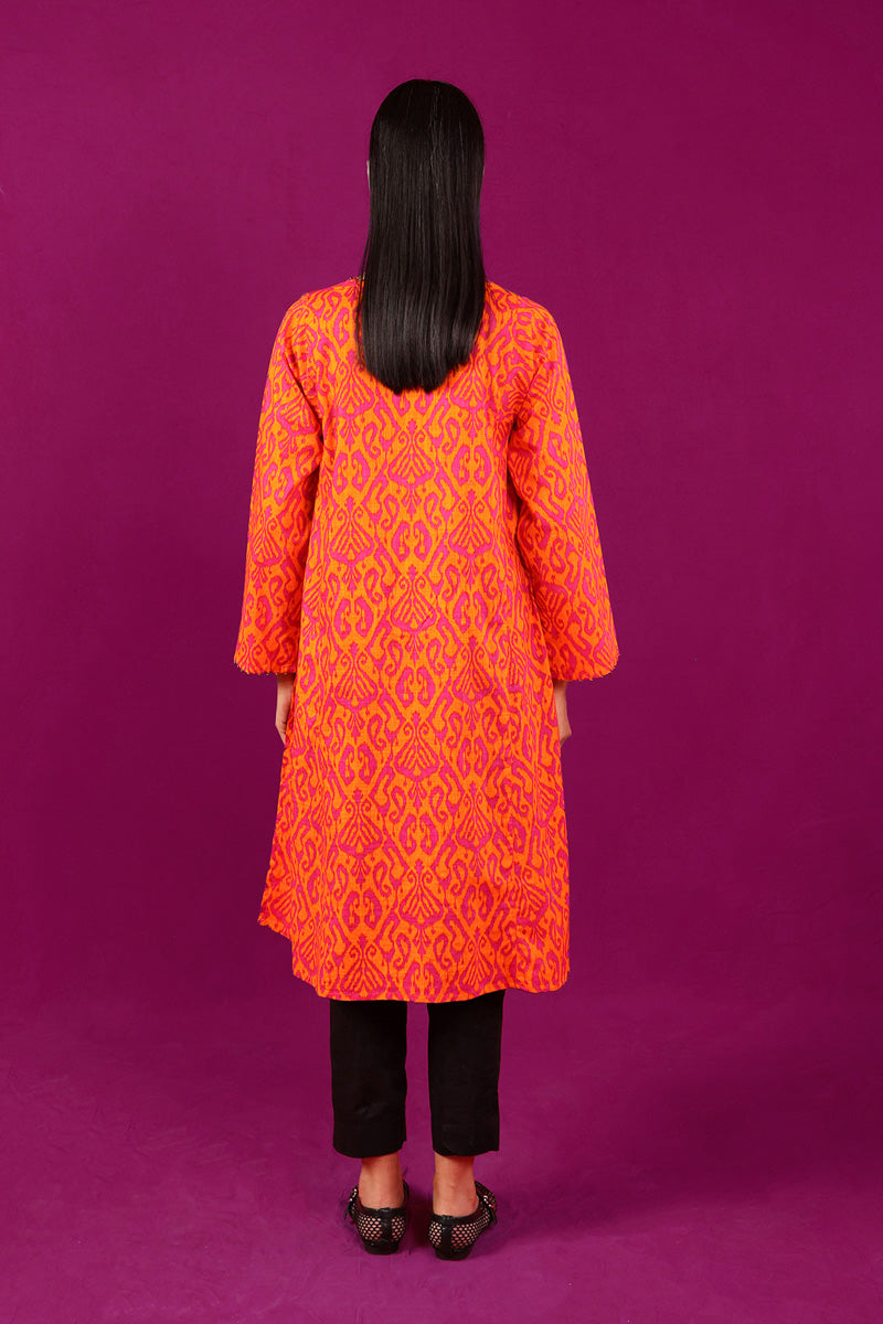 Printed Timeless Weave Kurta