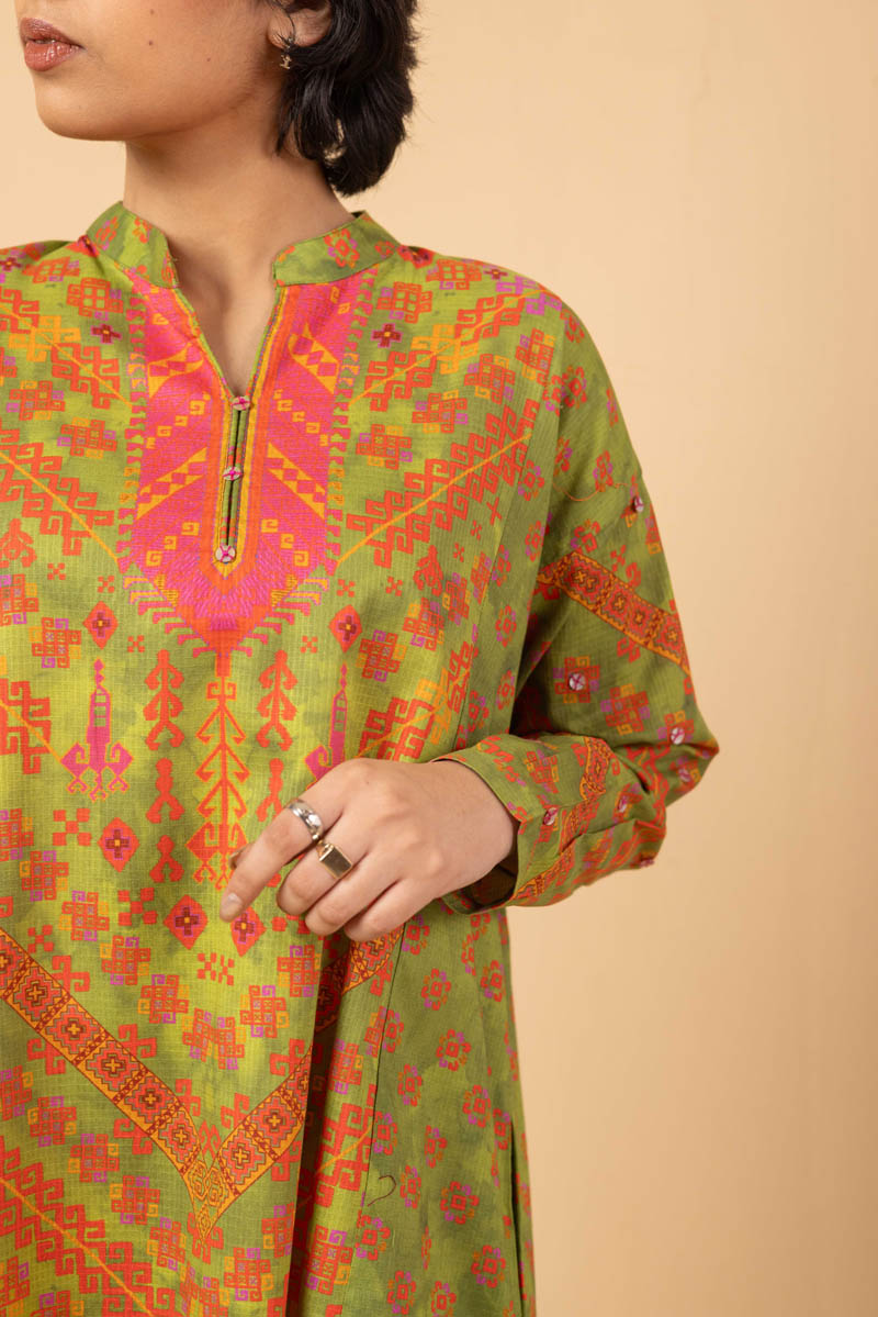 Panelled Jigsaw Kurta