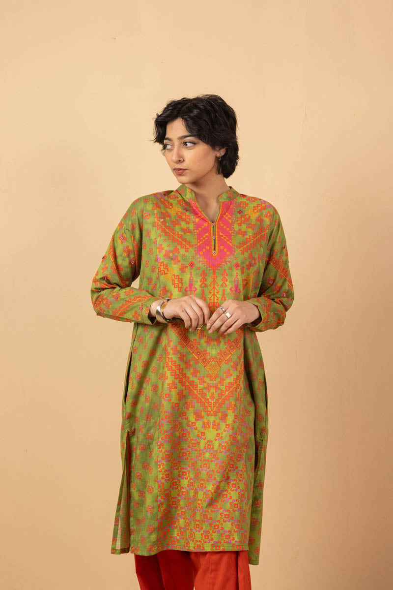 Panelled Jigsaw Kurta