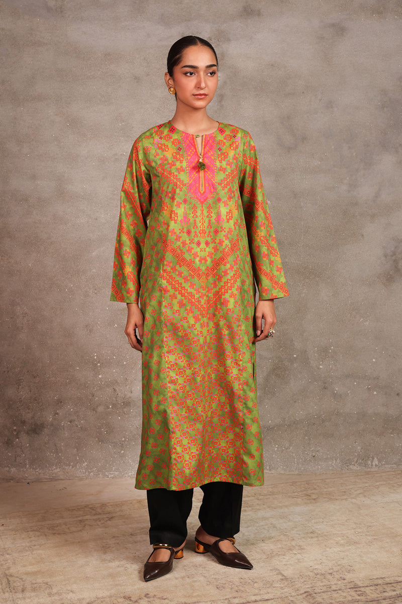 Jazzy Jigsaw Kurta