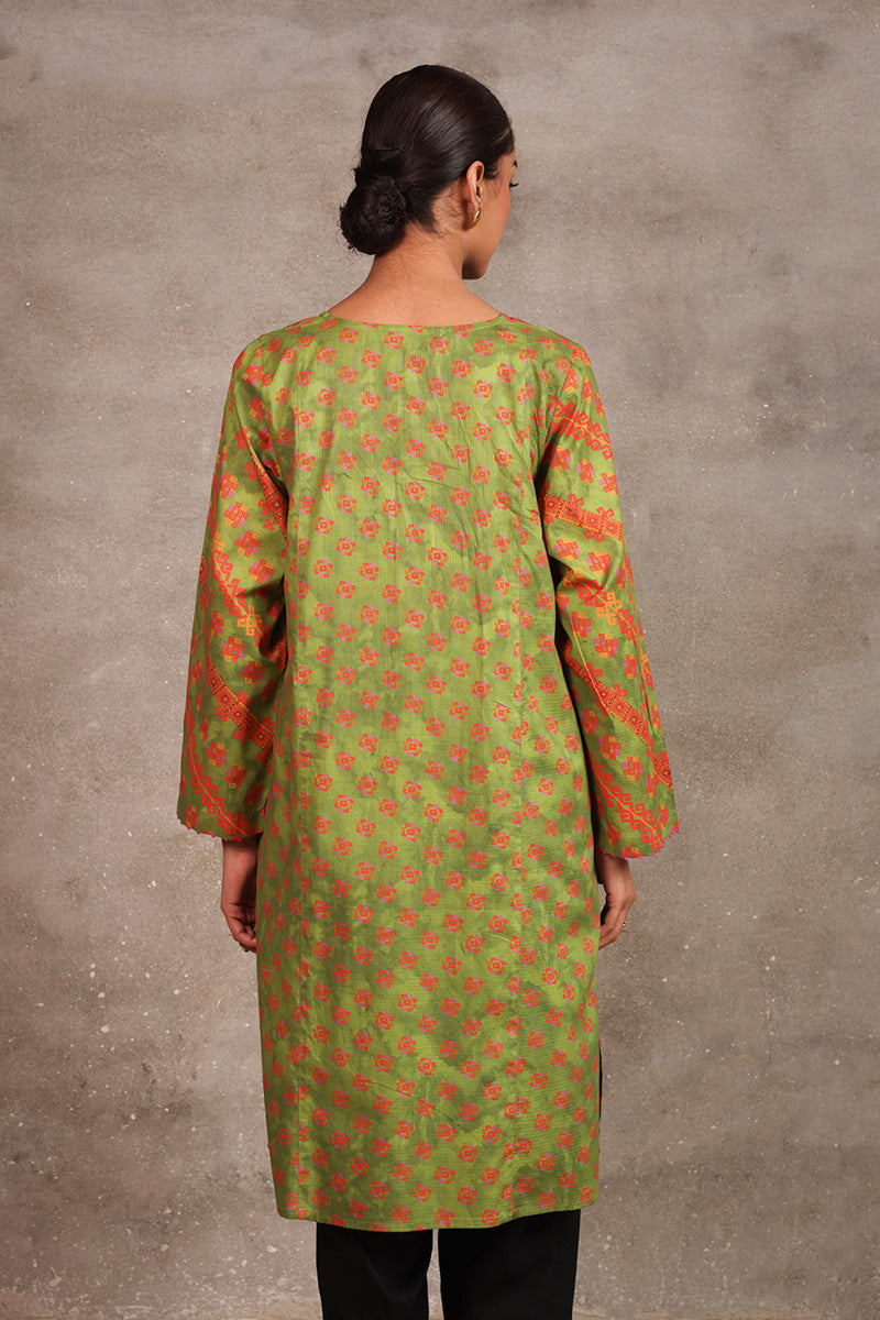 Tasseled Jigsaw Kurti