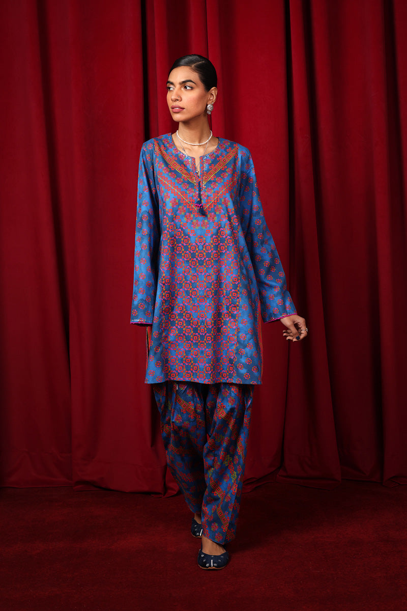 Jigsaw Mosaic Kurta