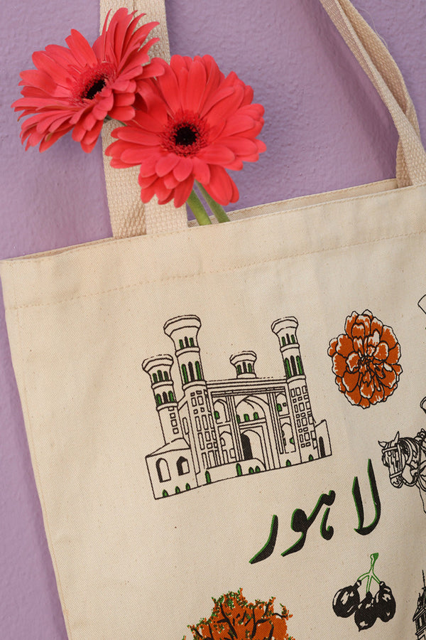 Lahore Nama Tote Bag