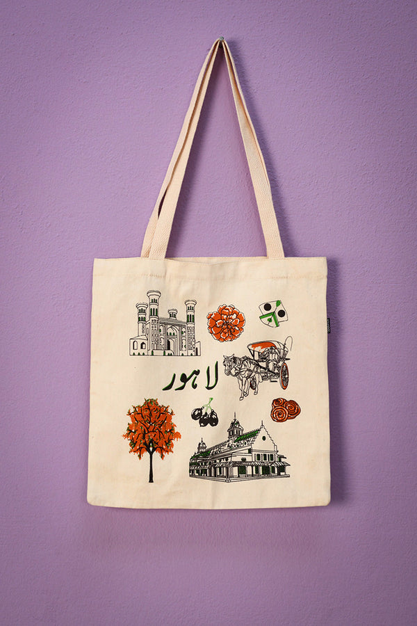 Lahore Nama Tote Bag