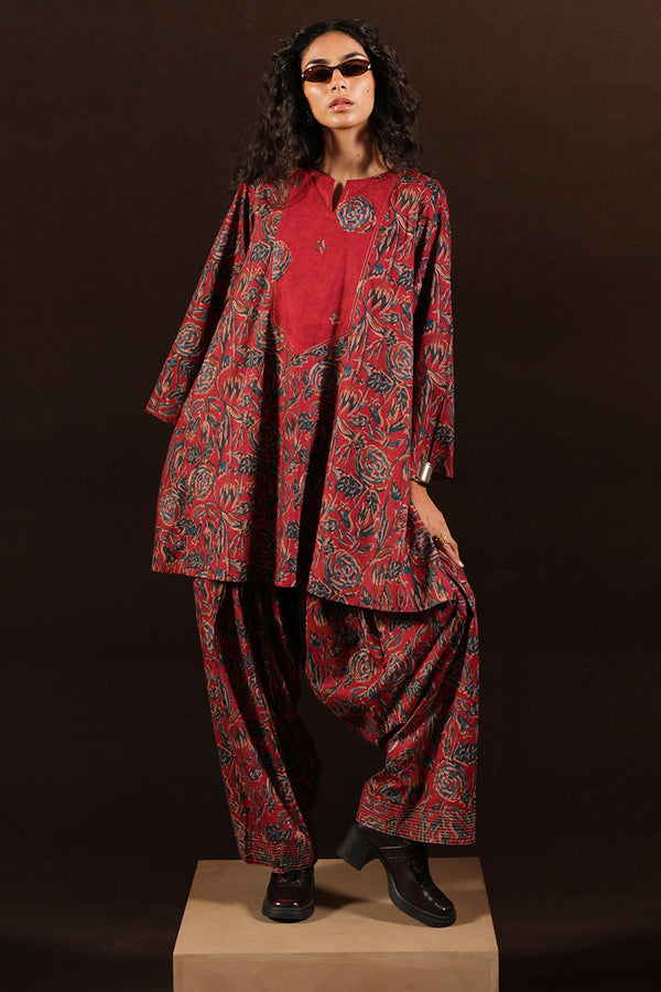 Ajrak Printed Set