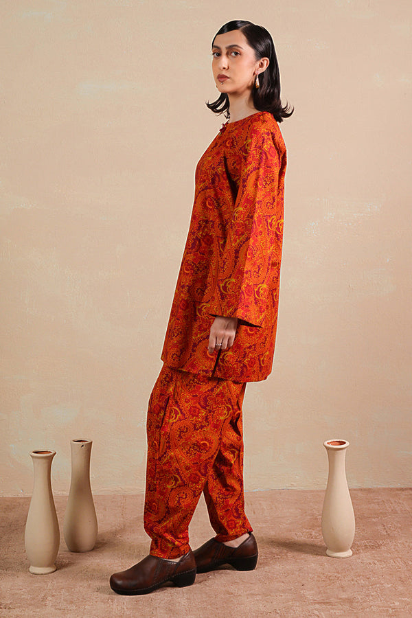 Paisley Pop Printed Co-Ord Set