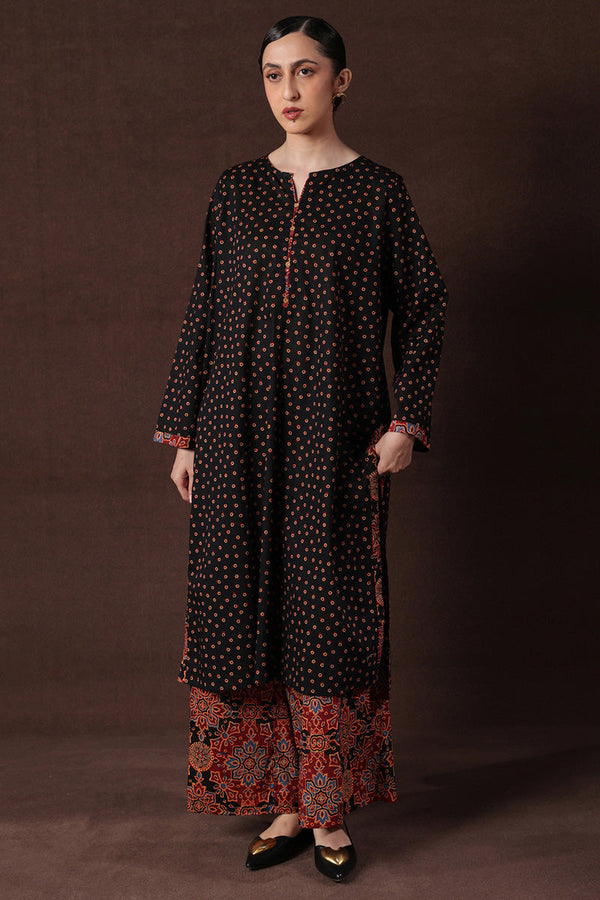 Rang-E-Ajrak Khas Duo-Set