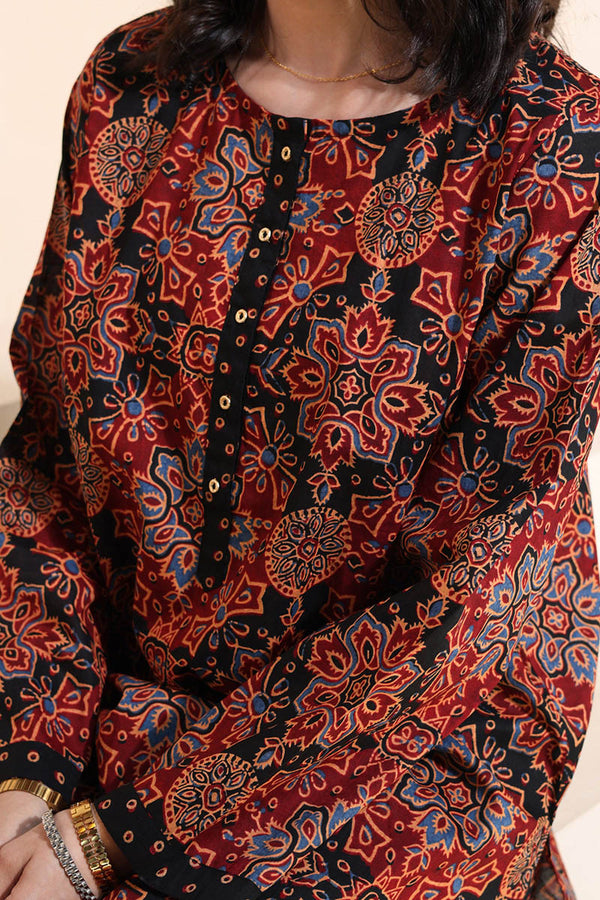 Rang-E-Ajrak Zeb Duo-Set