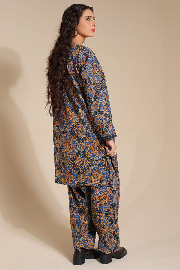 Rang-E-Ajrak Zeb Duo-Set