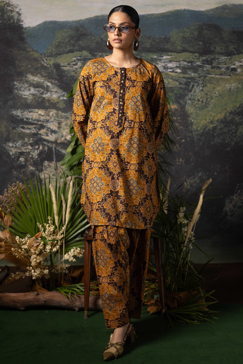 Rang-E-Ajrak Zeb Duo-Set