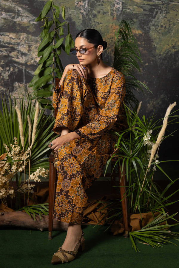 Rang-E-Ajrak Zeb Duo-Set