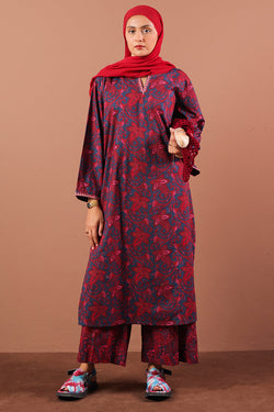 Embroidered Paisley Pop Echo Set