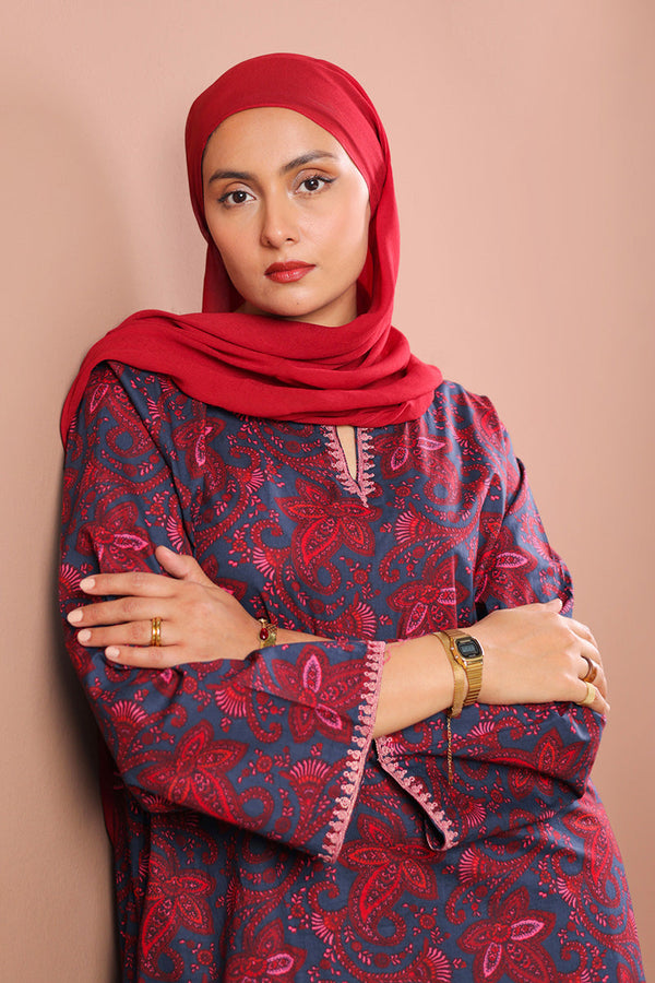 Embroidered Paisley Pop Echo Set